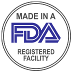 FDA registered facility badge